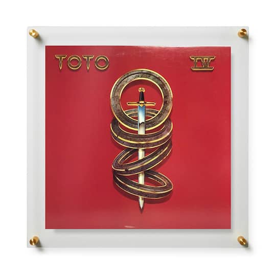 Wexel Art 15&#x27;&#x27; x 15&#x27;&#x27; Acrylic Floating Frame for Album Covers with Gold Hardware